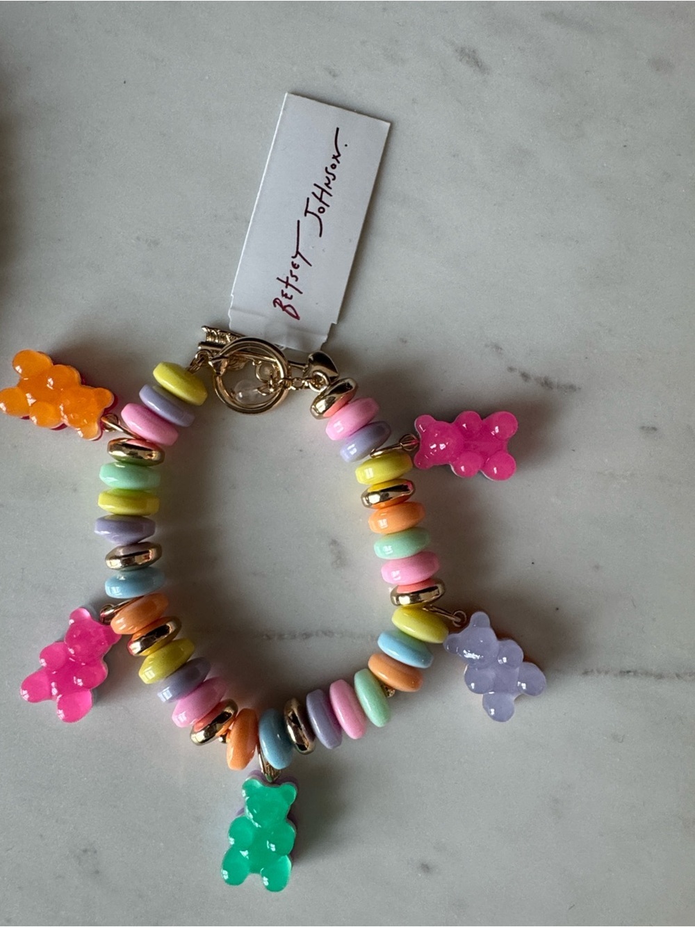 NWT! Betsey Johnson Gummy Bears Bracelet